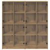 vidaXL Highboard 2 pcs Artisan Oak 68 x 37 x 142 cm Engineered Wood