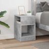 vidaXL End Table Concrete Grey 30.5 x 30 x 45 cm Engineered Wood