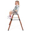 CHILDHOME 2-in-1 High Chair with Bumper Evolu 2 Transparent