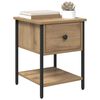vidaXL Bedside Table Artisan Oak 34 x 35.5 x 45 cm Engineered Wood
