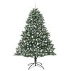 vidaXL Artificial Christmas Tree with Stand Green 140 x 140 x 210 cm