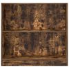 vidaXL Bookcase Smoked Oak 80x24x76 cm Engineered Wood
