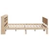 vidaXL Bed Frame with Headboard without Mattress 140x190 cm