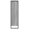 vidaXL Book Cabinet Grey Sonoma 68 x 30 x 108.5 cm Engineered Wood