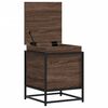 vidaXL Storage Box with Lid Brown Oak 40x40x51.5 cm Engineered Wood