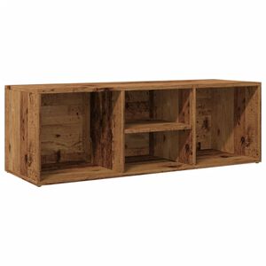 vidaXL Shoe Storage Bench Old Wood 102x35x35 cm Engineered Wood