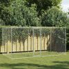 vidaXL Dog Cage Silver 400 x 200 x 200 cm Galvanised Steel
