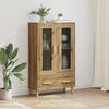 vidaXL Highboard Artisan Oak 70 x 31 x 115 cm Engineered Wood