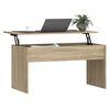 vidaXL Coffee Table Sonoma Oak 102x50.5x52.5 cm Engineered Wood