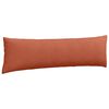 vidaXL Sofa Pillows 2 pcs Red Orange 145 x 40 cm Corduroy Fabric