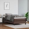 vidaXL Pocket Spring Bed Mattress Medium Brown 90x200x20 cm Faux Leather
