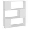 vidaXL Book Cabinet Room Divider White 80x24x94 cm Engineered Wood