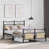 vidaXL Bed Frame without Mattress Sonoma Oak 120x200 cm Engineered Wood