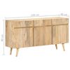 vidaXL Sideboard 150x40x80 cm Solid Mango Wood