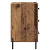 vidaXL Bedside Cabinet Old Wood 40 x 40 x 66 cm Engineered Wood