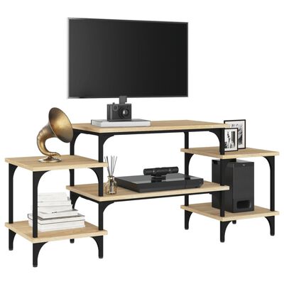 vidaXL TV Cabinet Sonoma Oak 117x35x52 cm Engineered Wood