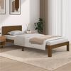 vidaXL Bed Frame without Mattress Honey Brown Solid Wood Pine 90x200cm