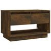 vidaXL TV Cabinet Smoked Oak 70x41x44 cm Engineered Wood