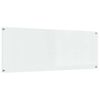 vidaXL Kitchen Backsplash Transparent 110 x 40 x 0.6 cm Tempered Glass