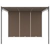 vidaXL Garden Gazebo with Side Curtain 3x3x2.25 m Taupe