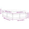vidaXL Bed with Mattress White 120x200 cm Solid Wood Pine