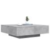 vidaXL Coffee Table Concrete Grey 100x100x31 cm Engineered Wood