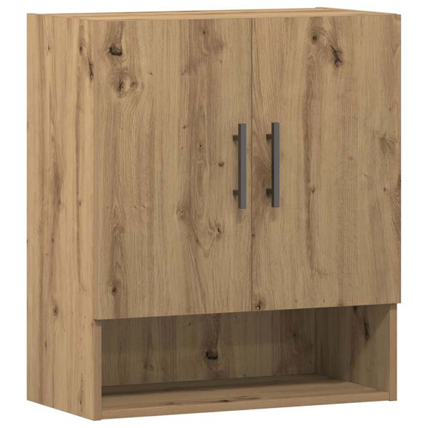 vidaXL Wall Cabinet Artisan oak 60x31x70 cm Engineered Wood