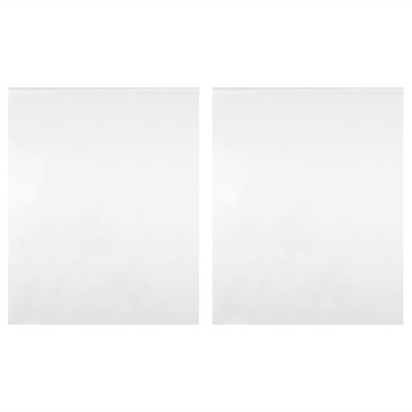 vidaXL Mirror Films 2 pcs Self-Adhesive 60x200 cm PET