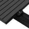 vidaXL WPC Solid Decking Boards with Accessories 26 m&sup2; 2.2 m Black