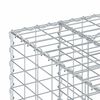 vidaXL Gabion Raised Bed Silver 140 x 60 x 55 cm Galvanised Steel