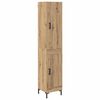 vidaXL Highboard Artisan Oak 34.5 x 34 x 180 cm Engineered Wood