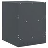 vidaXL Bedside Cabinet Anthracite 34.5x39x44 cm Steel