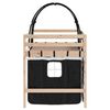 vidaXL Kids' Loft Bed with Tunnel without Mattress White&Black 90x190cm