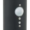 vidaXL Bollard Light with Sensor&Outlet 80 cm Stainless Steel IP44