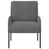 vidaXL Sofas with Cushion Dark Grey 60 x 56 x 80 cm Plywood