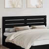vidaXL Headboard Black Oak 200 cm Engineered wood
