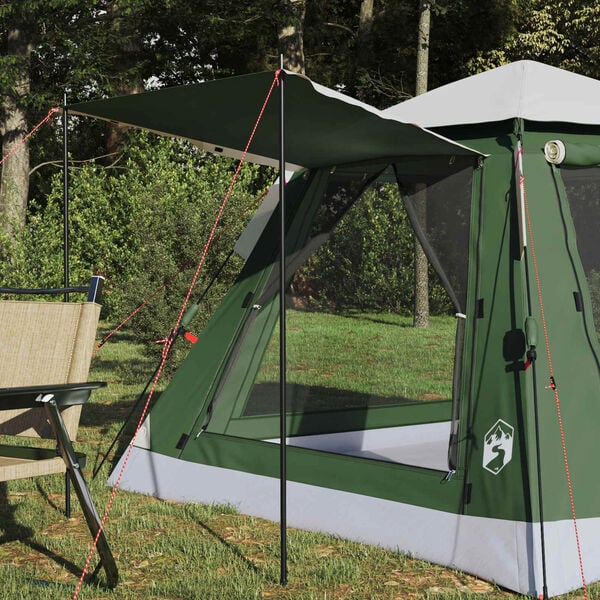 vidaXL Instant Tent Folding Green 205 x 205 x 143 cm Steel