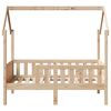 vidaXL Kids' House Bed Frame 70x140 cm Solid Wood Pine