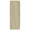 vidaXL Drawer Sideboard Sonoma Oak 120x35x99 cm Engineered Wood