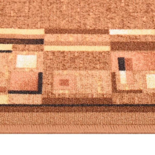 vidaXL Carpet Runner Brown 80x150 cm Anti Slip