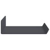 vidaXL Floating Shelf 2 pcs Anthracite 30 x 9 x 2.5 cm Steel