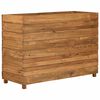 vidaXL Raised Bed 100x40x72 cm Recycled Teak Wood and Steel