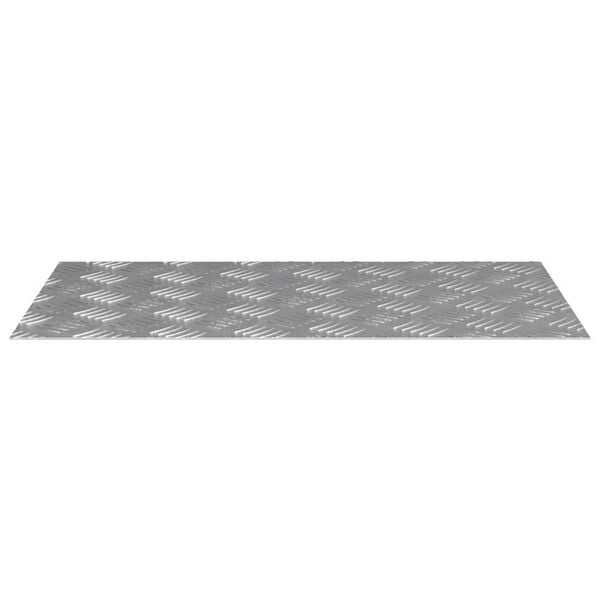 vidaXL Stair Tread Rectangular 4 pcs Silver 70 x 40 cm Aluminium