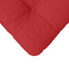 vidaXL Seat Cushions 4 pcs Red 40 x 40 x 12 cm Fabric