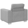 vidaXL Sofa Cloud Grey 100 x 77 x 82 cm Fabric