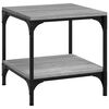 vidaXL Coffee Table Grey Sonoma 50x50x40 cm Engineered Wood
