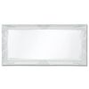 vidaXL Wall Mirror Baroque Style 100x50 cm White