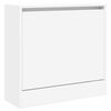 vidaXL Shoe Cabinet White 60x21x57 cm Engineered Wood