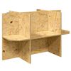 vidaXL Terrarium Base Brown 80 x 50 x 50 cm OSB
