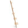 vidaXL Ladder Wall Shelf Cedar Wood 41.5x30x176 cm